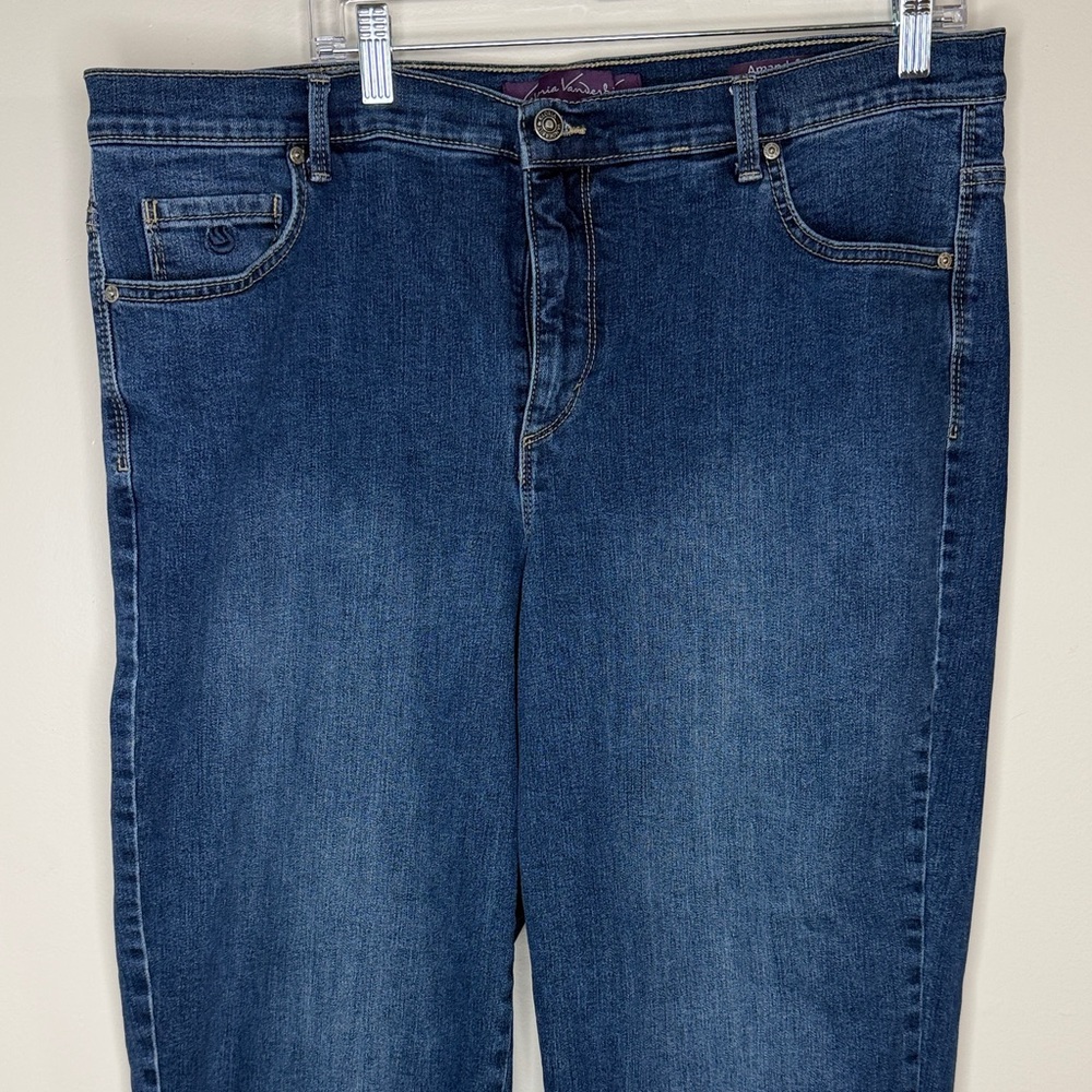 Gloria Vanderbilt Amanda Stovepipe Size 16W - Picture 2 of 16